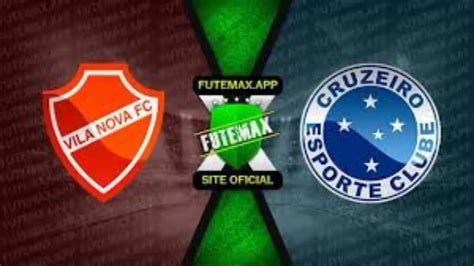 futemax cruzeiro x vila nova